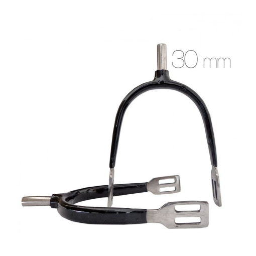 ESPUELA INGLESA DOMA INOX CON GOMA GALLO 30mm