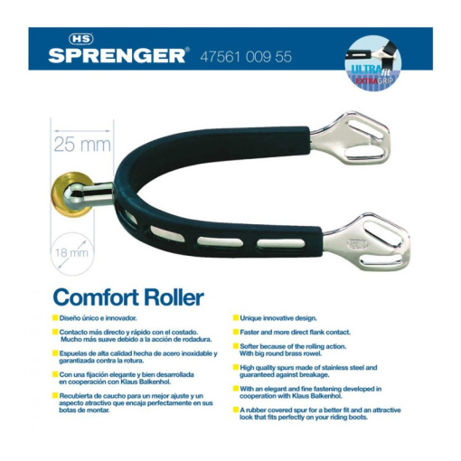 ESPUELA SPRENGER MONEDA 25MM ULTRA GRIP INOX