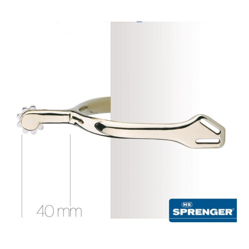 ESPUELA SPRENGER RULETA 40MM ORO INOX