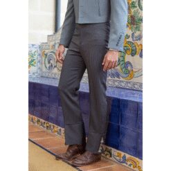 TRAJE CORTO VIENA COMBINADO PANTALÓN RAYA