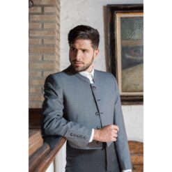 TRAJE CORTO OJO DE PERDIZ HILATURA FINA COMBINADO ELASTICO