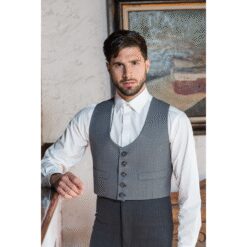 TRAJE CORTO OJO DE PERDIZ HILATURA FINA COMBINADO ELASTICO