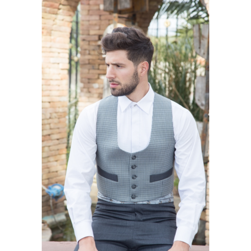 TRAJE CORTO VENECIA CODERAS COMBINADO ELÁSTICO