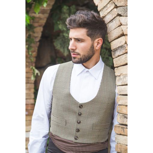 TRAJE CORTO VENECIA COMBINADO ELÁSTICO