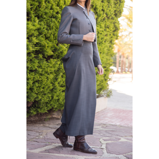 TRAJE AMAZONA SARGA COMBINADO ELÁSTICO