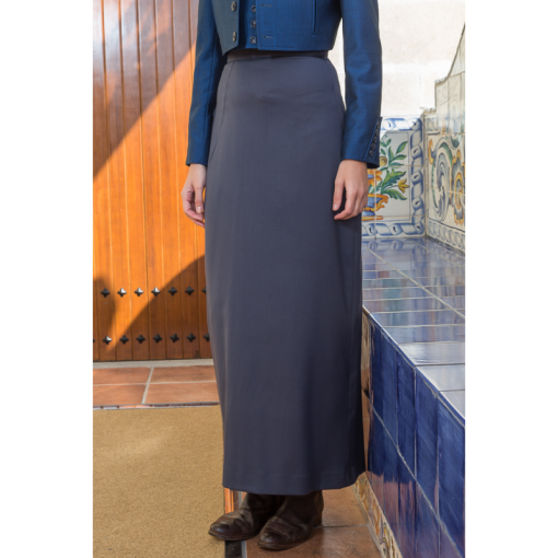 TRAJE AMAZONA ALPACA LANA HILATURA FINA COMBINADO