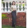 TRAJE AMAZONA HABANA COMBINADO ELÁSTICO