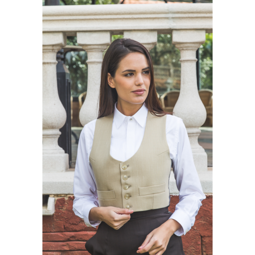 TRAJE AMAZONA HABANA COMBINADO ELÁSTICO