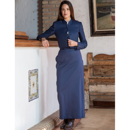 TRAJE AMAZONA OJO DE PERDIZ HILATURA FINA COMBINADO