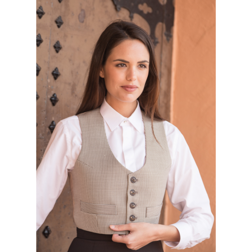 TRAJE AMAZONA PATA DE GALLO COMBINADO