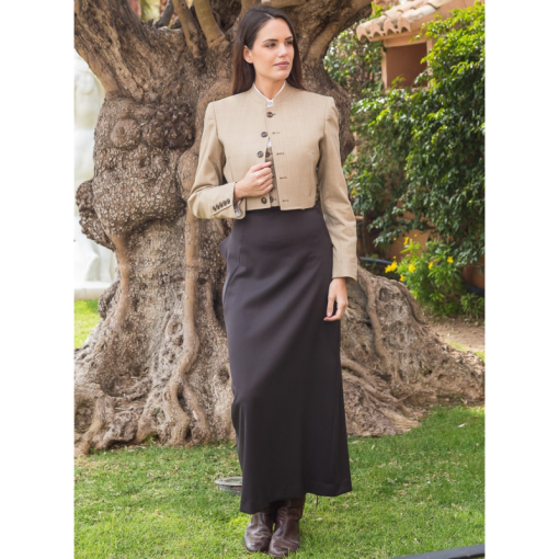 TRAJE AMAZONA PRÍNCIPE DE GALES COMBINADO ELÁSTICO