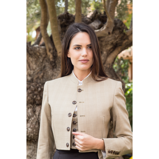 TRAJE AMAZONA PRÍNCIPE DE GALES COMBINADO ELÁSTICO