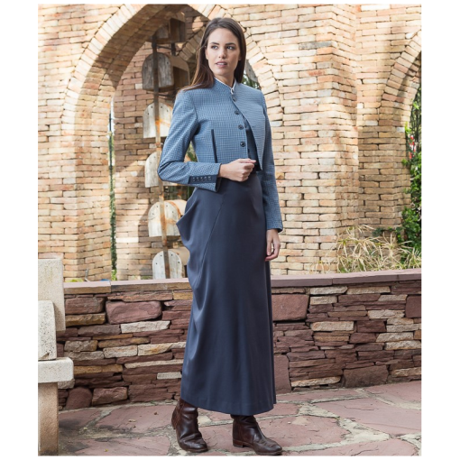 TRAJE AMAZONA VENECIA CODERAS COMINADO ELÁSTICO