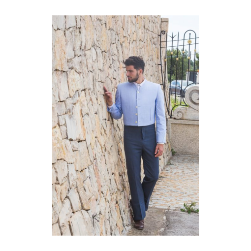 TRAJE CORTO NÁPOLES RAYAS PANTALÓN MENORCA ELÁSTICO