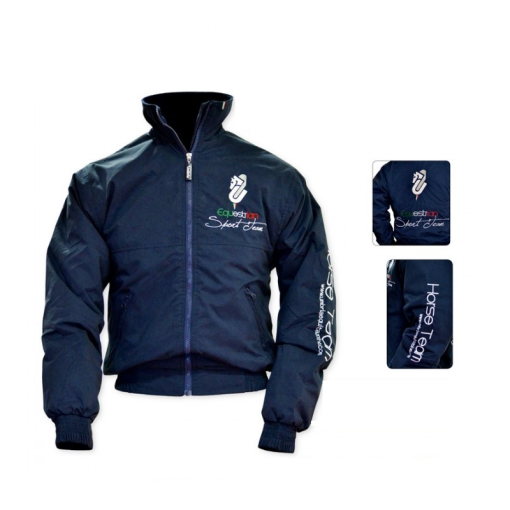 CHAQUETA CAZADORA BOMBER verano AZUL