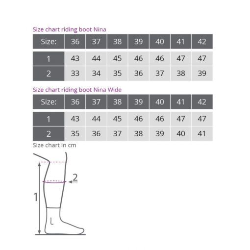 Botas de montar para adultos de nina