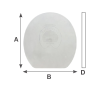 TAPA PLASTICO KERCKHAERT DAILY PADS REGULAR BLANDA PLANA (PAR)