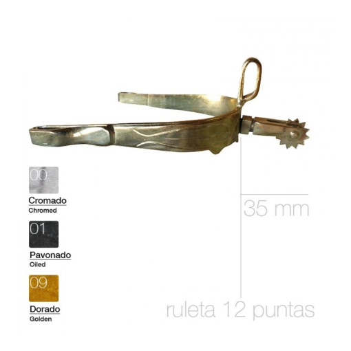 ESPUELA VAQUERA MB24 GALLO CORTO