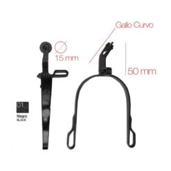 ESPUELA VAQUERA ECO. GALLO TORCIDO RULETA LISA