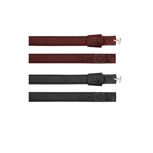 ACION ESTRIBO BATES CUERO LUXE LEATHER SIN HEBILLAS (PAR)