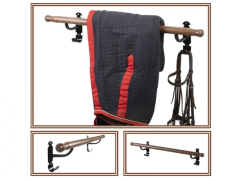 COLGADOR MANTAS MADERA STUBBS RETRO RUG RAIL