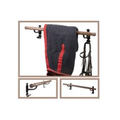 COLGADOR MANTAS MADERA STUBBS RETRO RUG RAIL