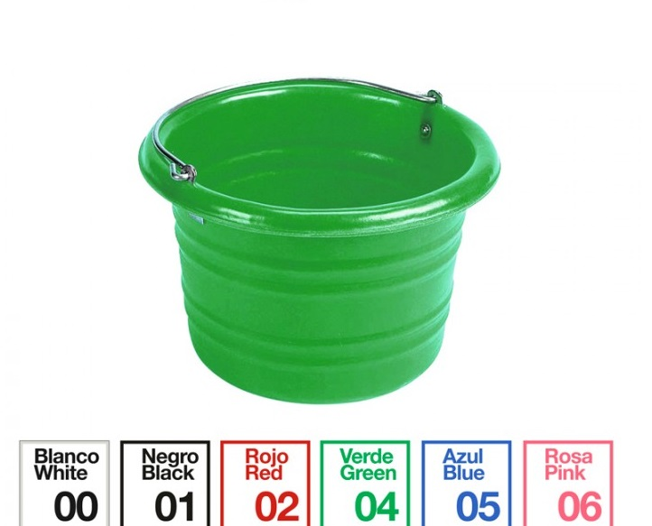 COMEDERO CUBO CON ASA STUBBS S43 25 Litros