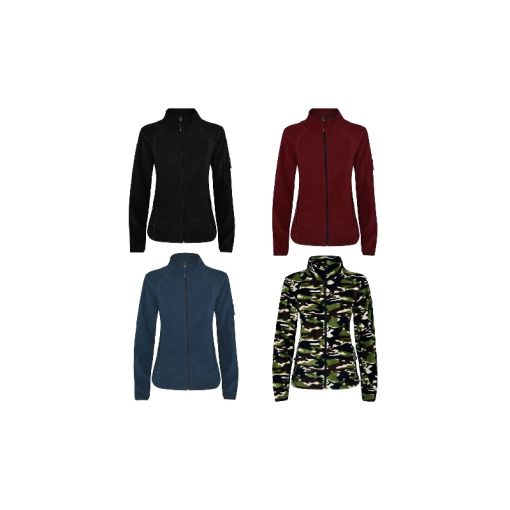 CHAQUETA POLAR CON CREMALLERA SEÑORA PERSONALIZADA