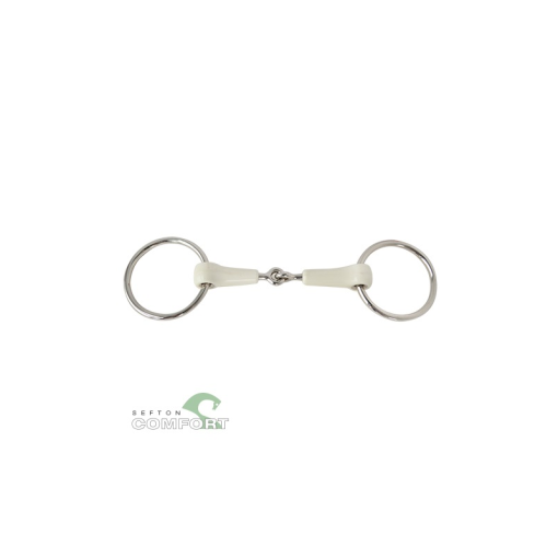 FILETE SEFTON COMFORT ANILLA EMBOCADURA PARTIDA SIMPLE GROSOR 18 MM