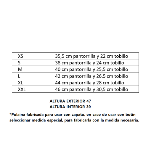POLAINA TRABAJO 145