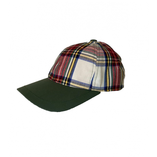 GORRA CUADROS VERDE