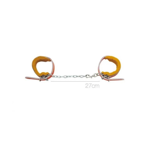 TRABA CUERO CROMO CON CADENA ZALDI EXTRA