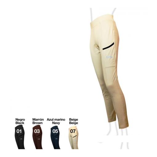 PANTALÓN MALLA ELÁSTICA BOLSILLO LATERAL