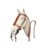 CABEZADA MARJOMAN MODELO ESPAÑOLA REPUJADA CON RIENDAS