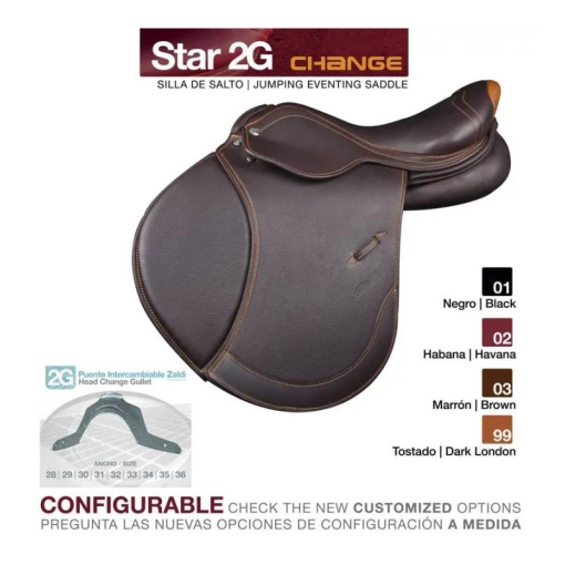 SILLA ZALDI SALTO STAR 2G CHANGE