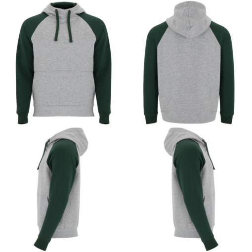 SUDADERA PERSONALIZADA RELIEVE BICOLOR UNISEX