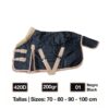 MANTA PONY ESTABLO NYLON 420D 200gr NEGRO