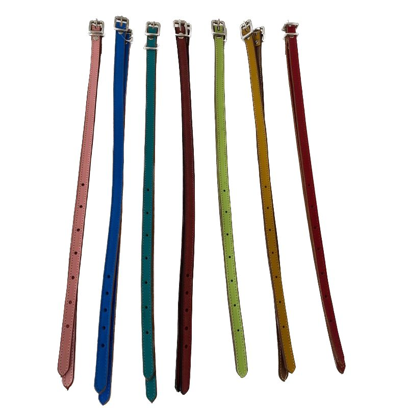 Correas de espuela inglesa cuero colres