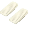 TACO ESTRIBO GOMA BLANCO REDONDO 12cm PAR