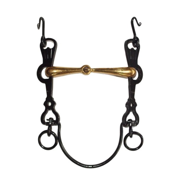 Bocado vaquero embocadura partida laton