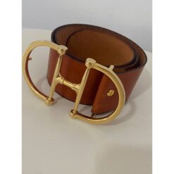 CINTURON FILETE DORADO 6CM