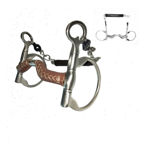 BOCADO GOYOAGA REINNING INOX CUERO 13.5cm