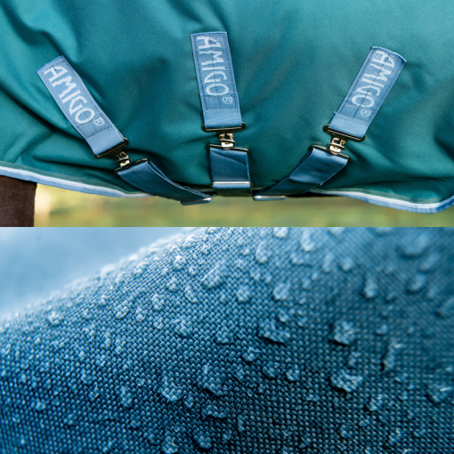 MANTA AMIGO BRAVO 12 PLUS CON CUBRECUELLO EXTERIOR HEAVY (400g)R LLUVIA (0g)