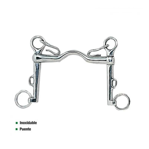 BOCADO POLO MOVIBLE INOX. 3,5/7 GROSOR 15MM