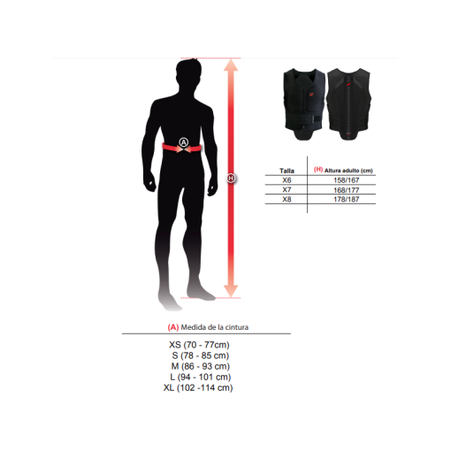 PROTECTOR ESPALDA ZANDONÀ SOFT VEST PRO ADULTO