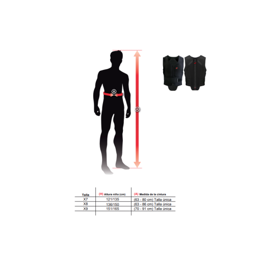 PROTECTOR ESPALDA ZANDONÀ SOFT VEST PRO NIÑO/A