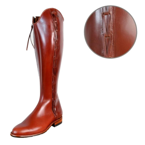 BOTA TRENZADO ADORNO POLAINA