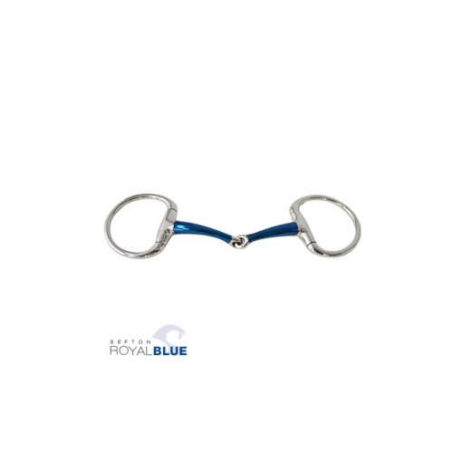 FILETE SEFTON ROYAL BLUE OLIVA EMBOCADURA PARTIDA CURVA CON BLOQUEO GROSOR 14 MM