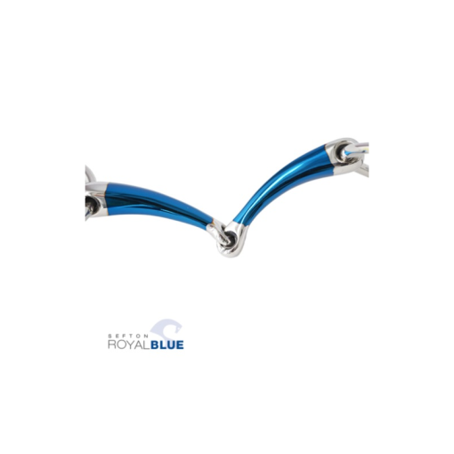 FILETE SEFTON ROYAL BLUE OLIVA EMBOCADURA PARTIDA CURVA CON BLOQUEO GROSOR 14 MM