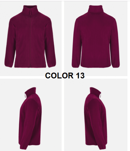 CHAQUETA POLAR CREMALLERA CABALLERO PERSONALIZADO - Imagen 6